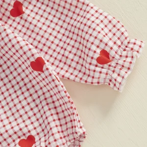 Valentine's Day  Romper with Headband