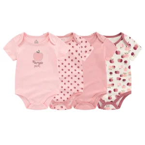 4-piece 100% Cotton Onesies