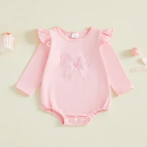 Jumpsuit with Floral Embroidery and Ruffles