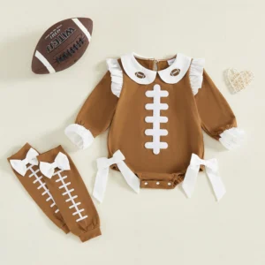 Infant Football  Dress with Headband and Socks
